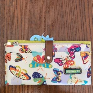 NWT Lily Bloom Butterfly Wallet